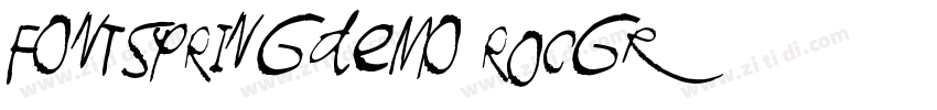FONTSPRINGDEMO RocGr字体转换